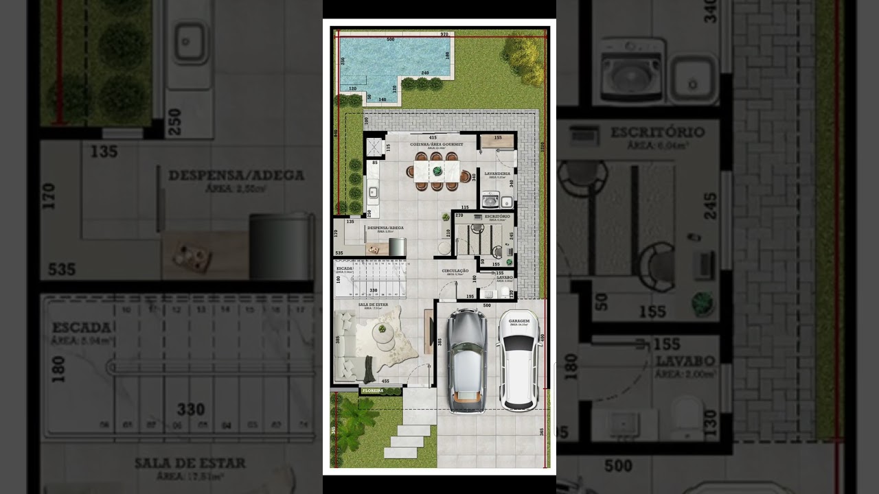 two car garage plan #youtubeshorts #houseplan #youtube