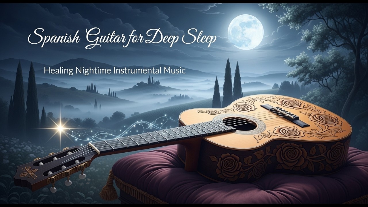 Guitarra Española Sanadora para la Noche | Sueño Profundo y Paz Interior