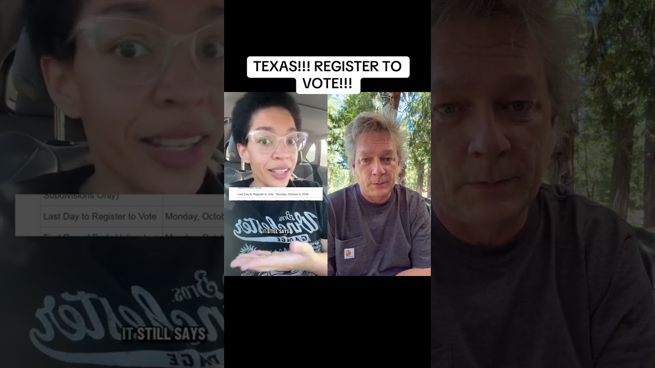 TEXAS!!! REGISTER TO VOTE!!!