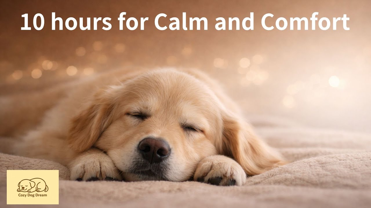 10 Hour Dog Sleep Aid | Gentle Sounds for Rest & Comfort