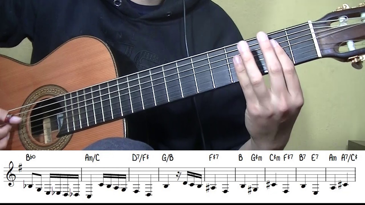 Violão de 7 cordas - Doce de coco (Jacob do Bandolim) + playback + partitura
