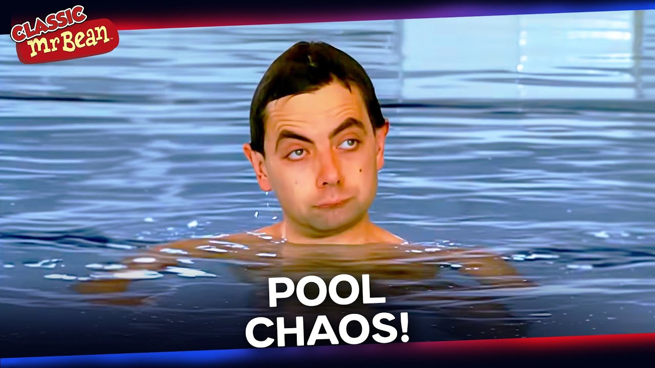 Bean's Swimming Pool Disaster! | Classic Bean