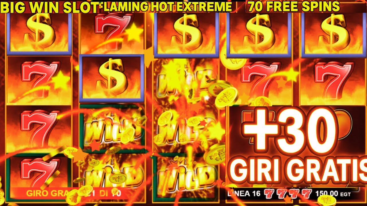 FLAMING HOT EXTREME&trade; BELL LINK &ndash; MASSIVE BIG WIN ON 70 FREE SPINS!