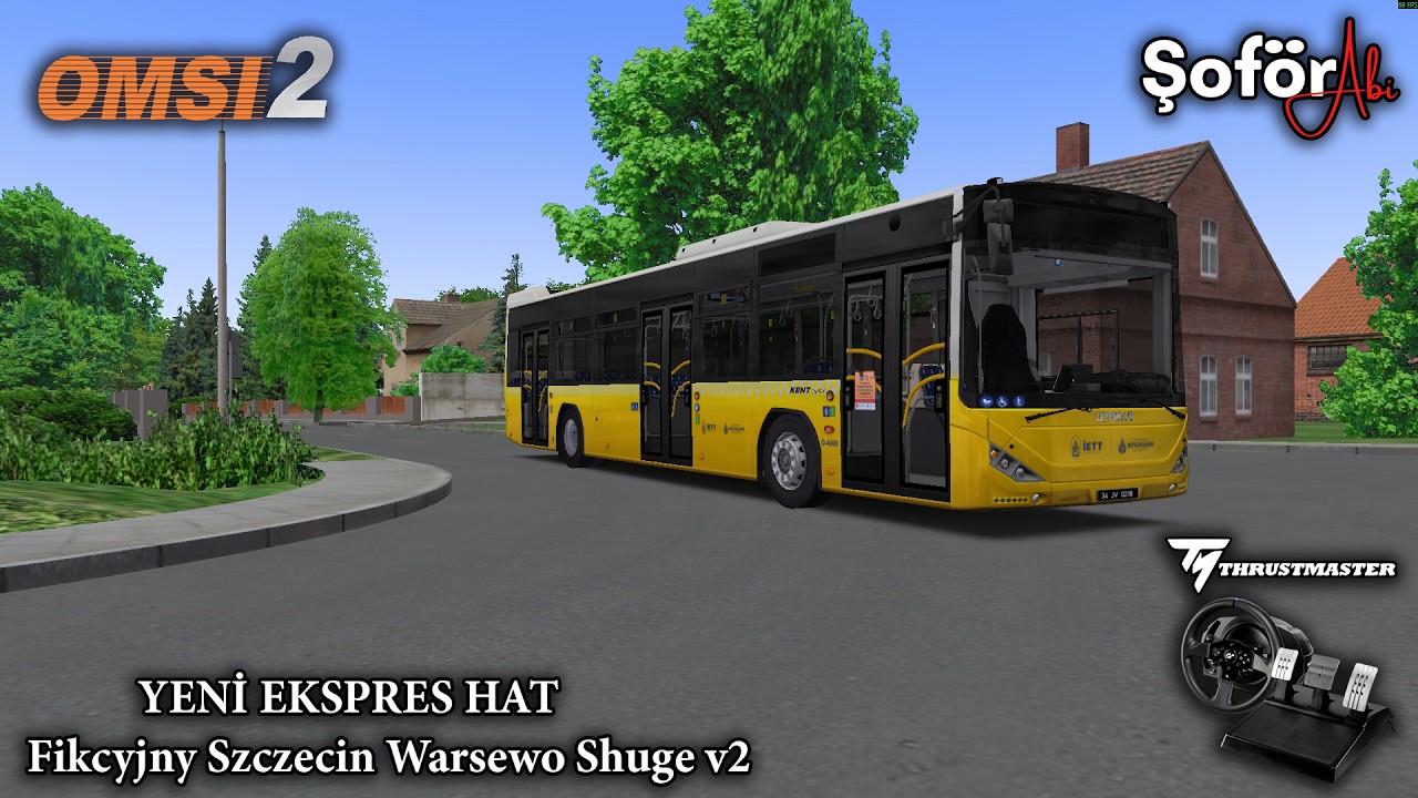 OMSI 2🔴YENİ EKSPRES HATLARI EKLENDİ !!! Fikcyjny Szczecin Warsewo Shuge v2🔴T300RS GT