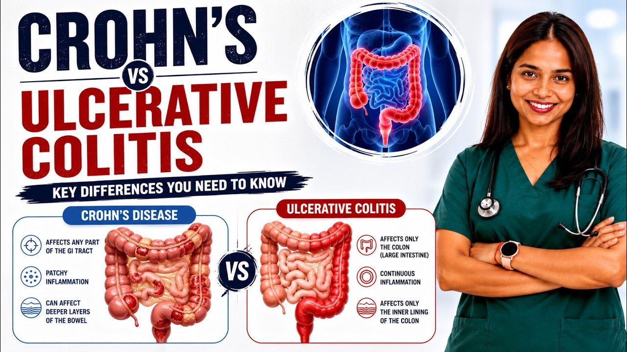 Crohn's vs Ulcerative Colitis | Key Differences, Symptoms & Treatment Explained
