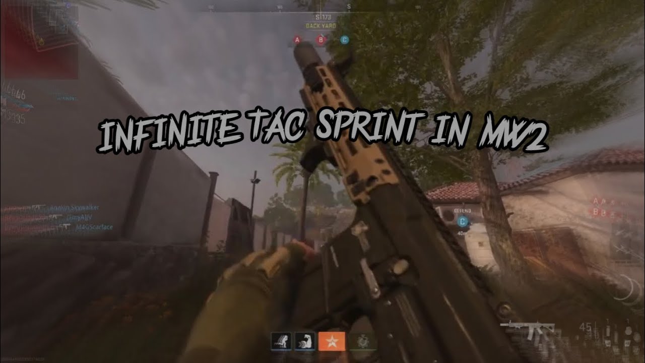 How to Infinite Tac Sprint in Call of Duty Modern Warfare 2 (Infinite Tactical Sprint) MW2 Glitch