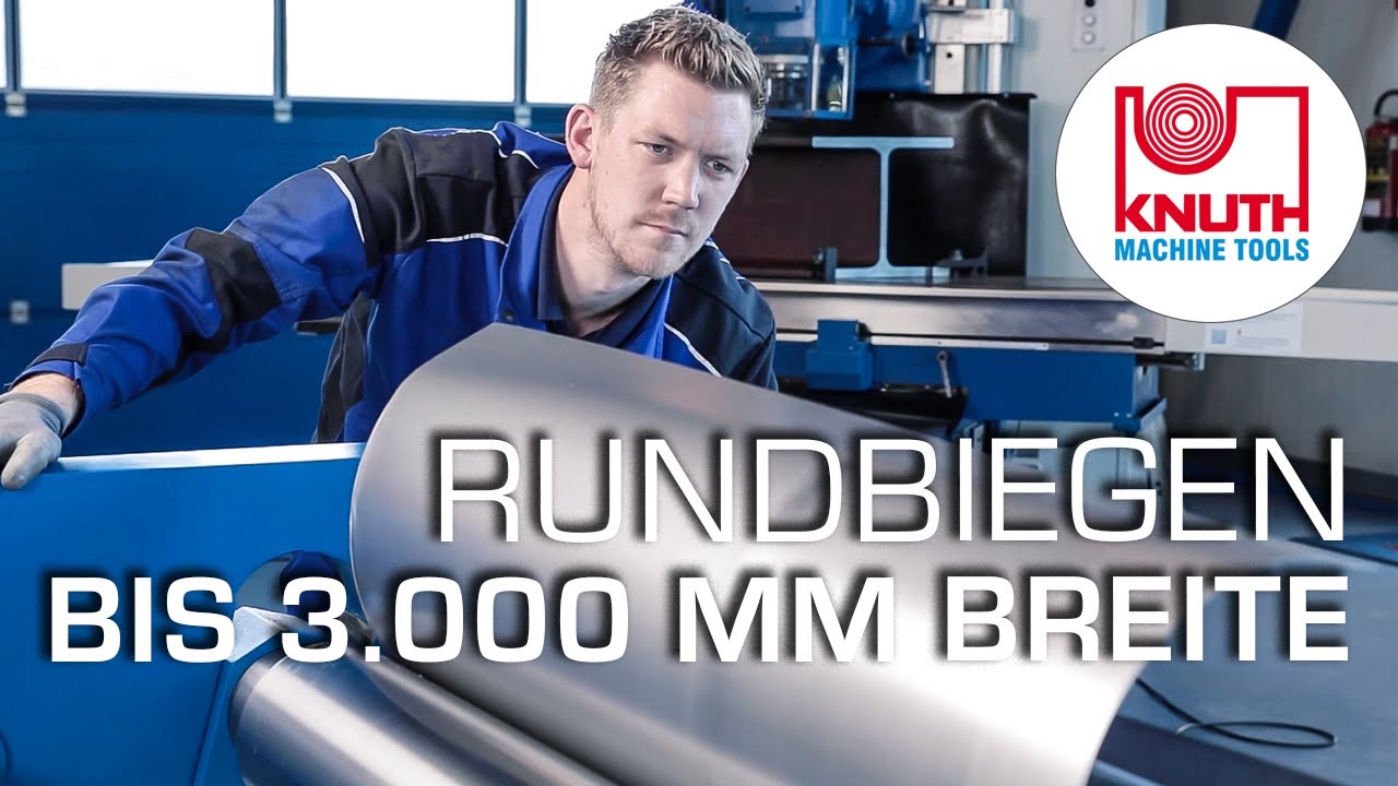 Motorisierte 3-Walzen-Rundbiegemaschine - LIVE