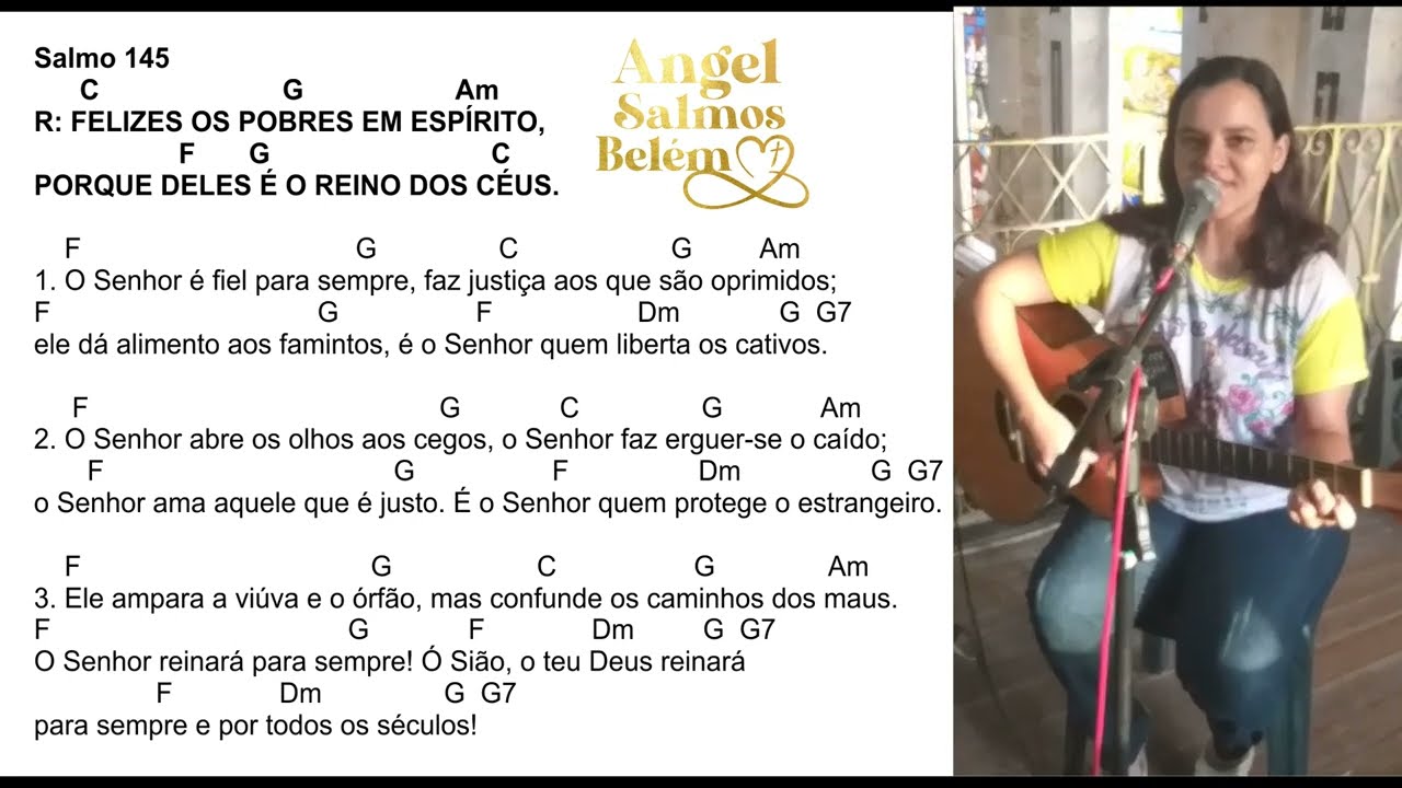 Salmo 145 - Felizes os pobres em Espírito + Músicas da Missa do 4º Domingo do Tempo Comum - 29.01.23