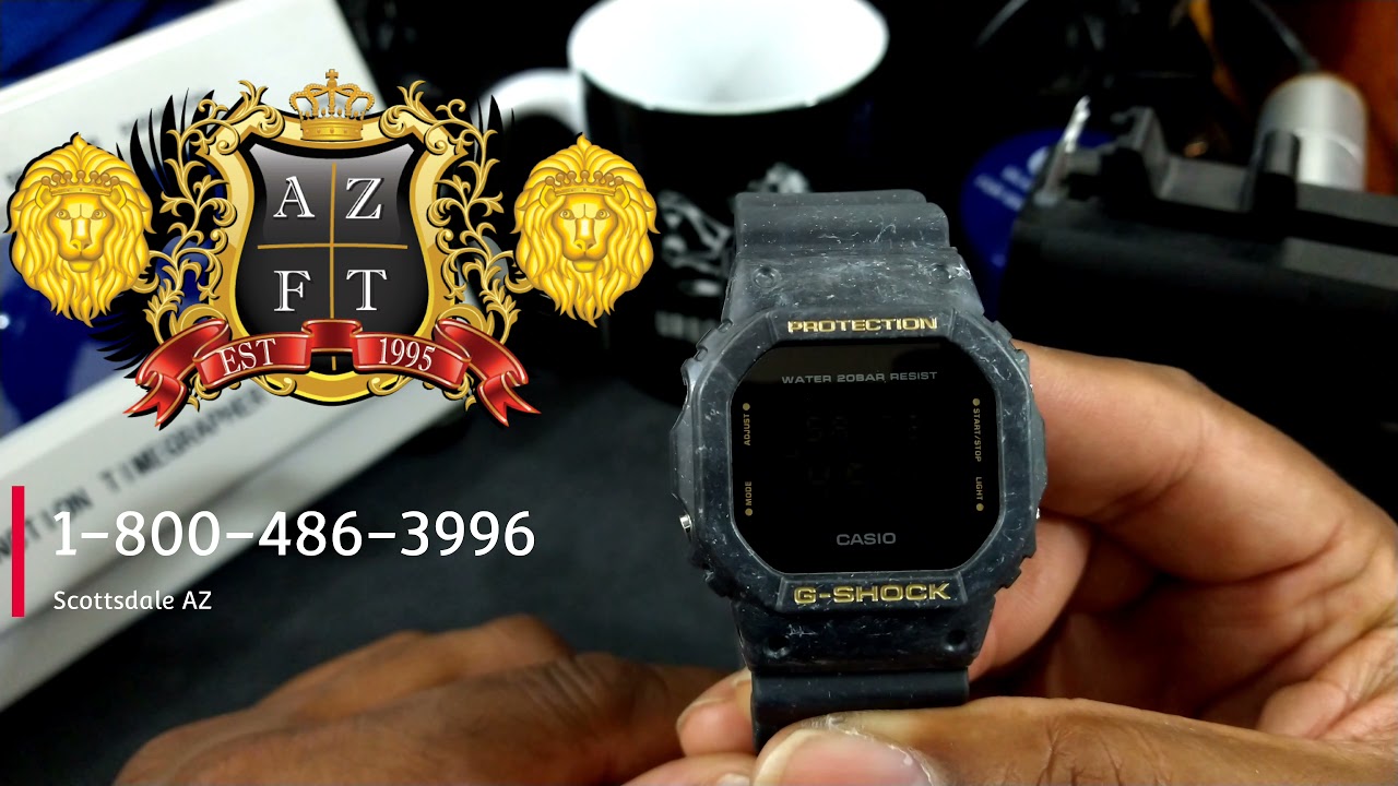 G-Shock DW‑5600WS‑1Black Sea