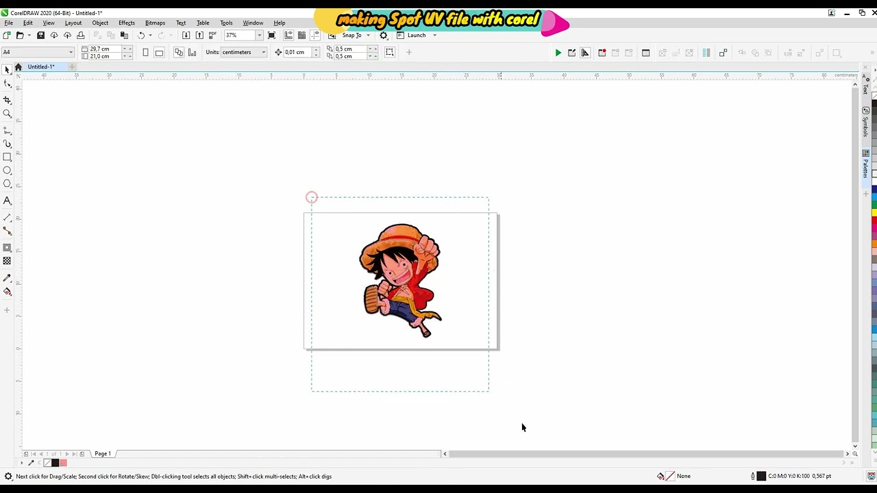 Corel Spot uv