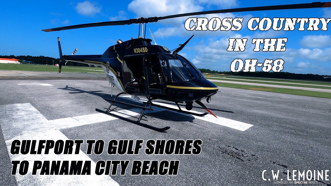 Helo Cross Country! Flying the OH-58 from Gulfport to Gulf Shores to Panama City, FL