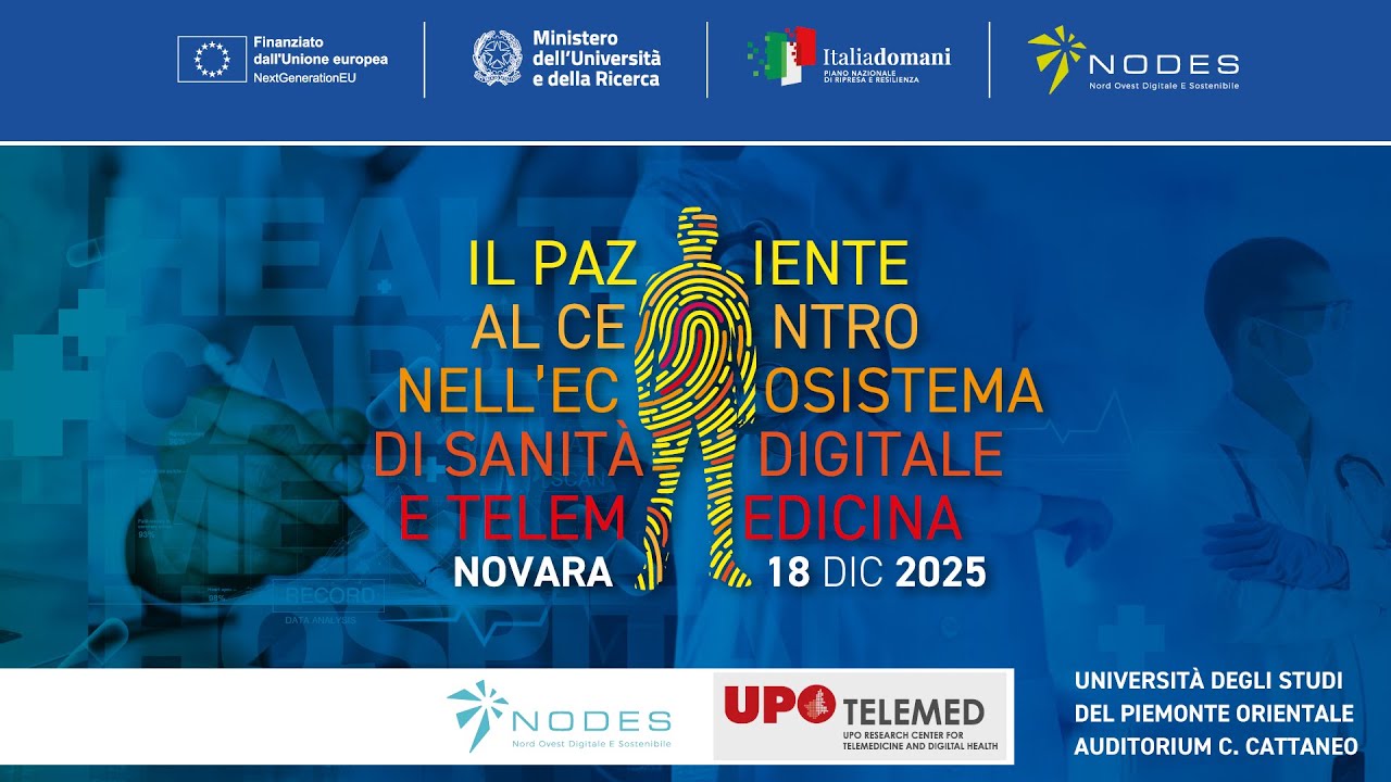IL PAZIENTE AL CENTRO NELL’ECOSISTEMA DI SANITA’ DIGITALE E TELEMEDICINA