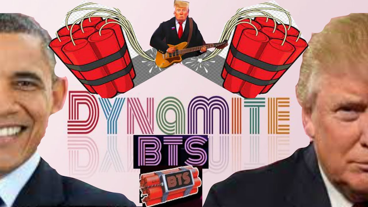 BTS (방탄소년단) 'Dynamite'- Donald Trump and Barack Obama Cover -Parody