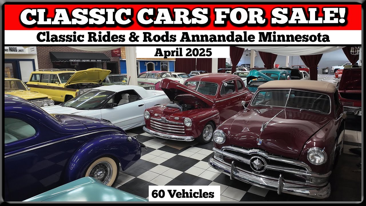 КЛАССИЧЕСКИЕ АВТОМОБИЛИ НА ПРОДАЖУ! Lot Walk Classic Rides & Rods - Апрель 2025 Маслкары, хот-роды
