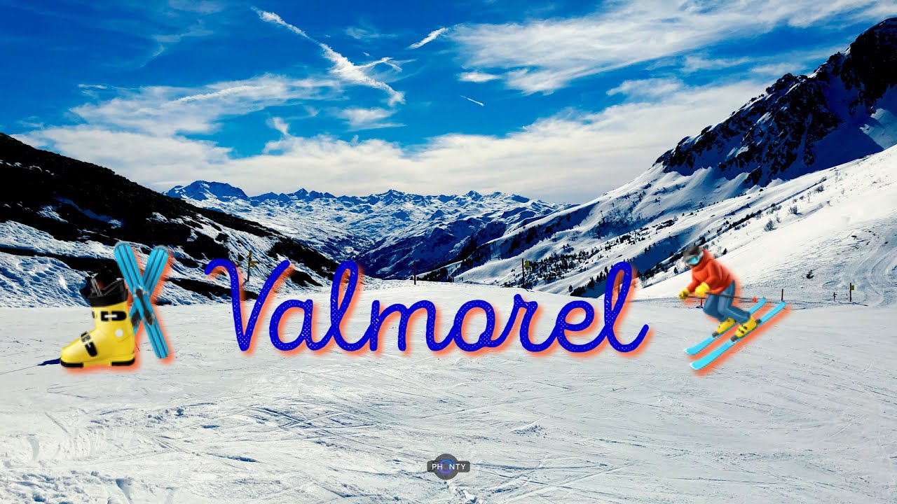 Alpes - Station de ski de Valmorel (Savoie) - Prises de vue aériennes par drone Anafi 🏔