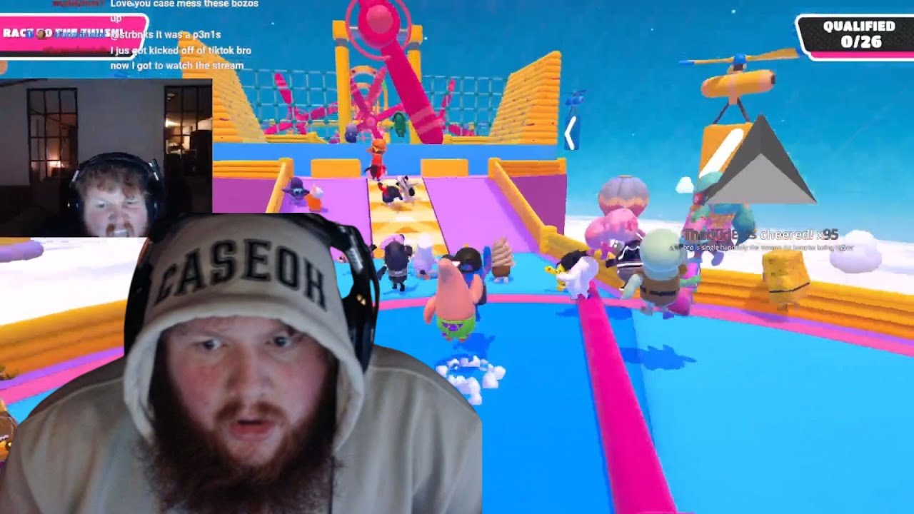 Caseoh [Fall Guys] Full streams [part 1]