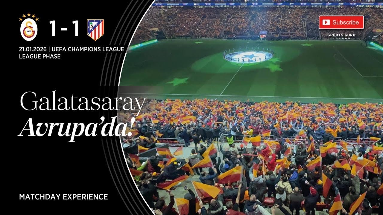 Galatasaray Avrupa’da! | 1-1 Atletico Madrid