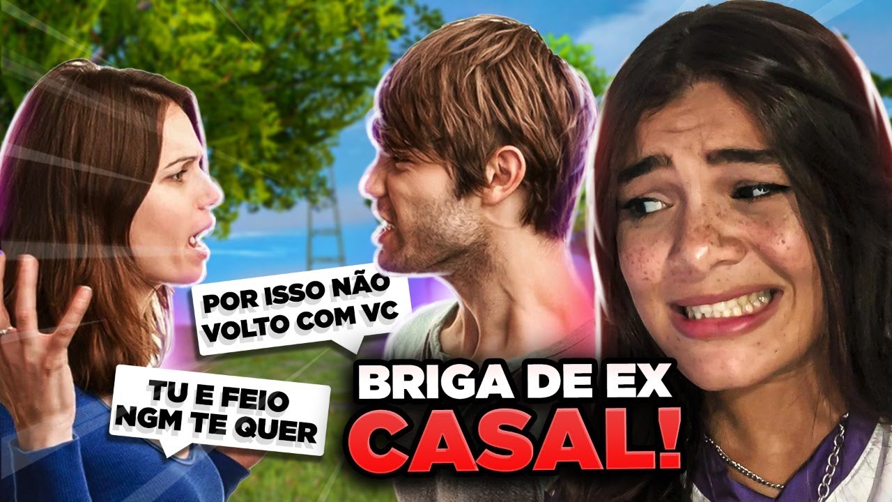 GRAVEI A BRIGA DE EX NAMORADOS MAIS ENGRAÇADA 😂😂