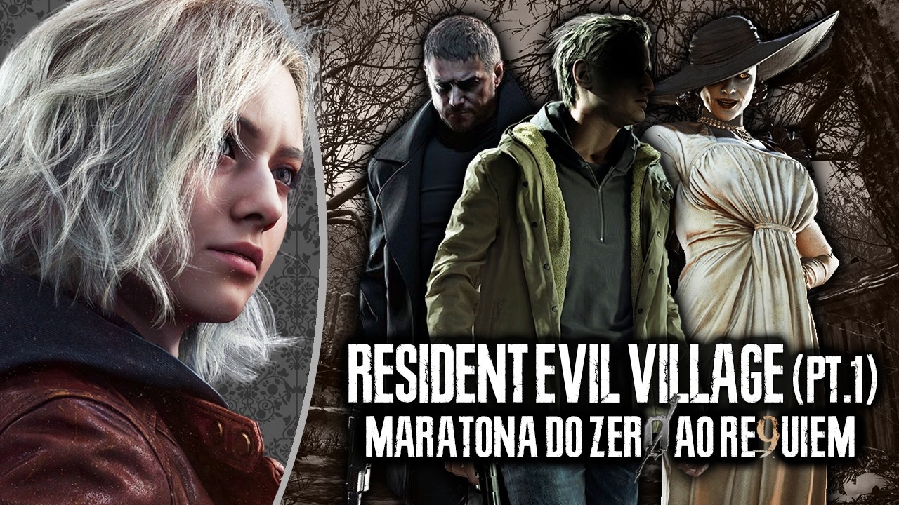 AO VIVO: Jogando RESIDENT EVIL VILLAGE (Parte 1) | MARATONA Resident Evil do ZERO ao REQUIEM