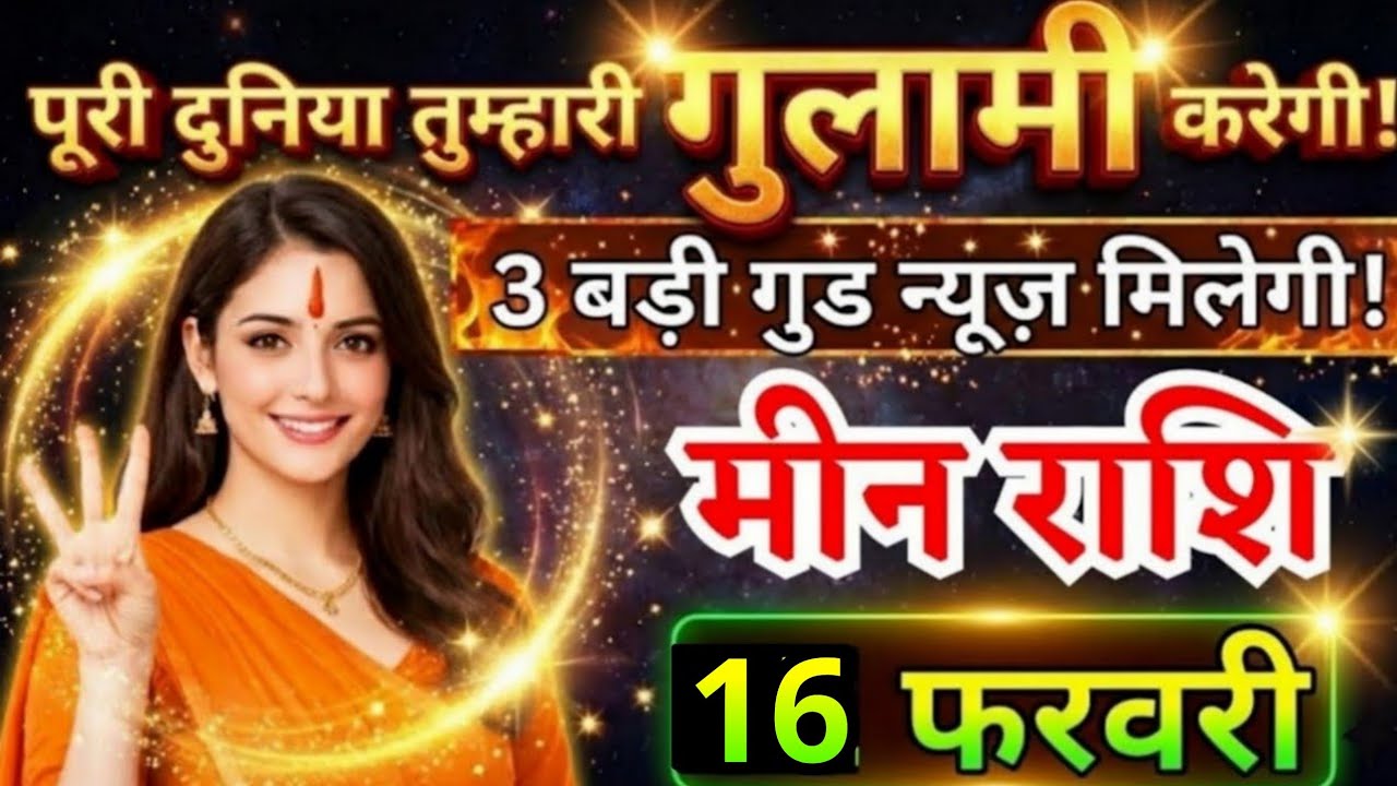 11 फरवरी, मीन राशि वालों तीन बड़ी गुड न्यूज़ मिलेगी, Meen Rashi, आज का राशिफल