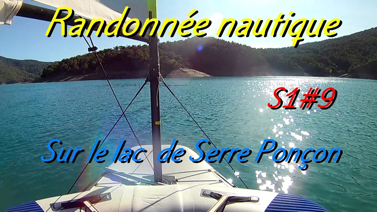 Randonnée nautique sur le lac de Serre-Ponçon