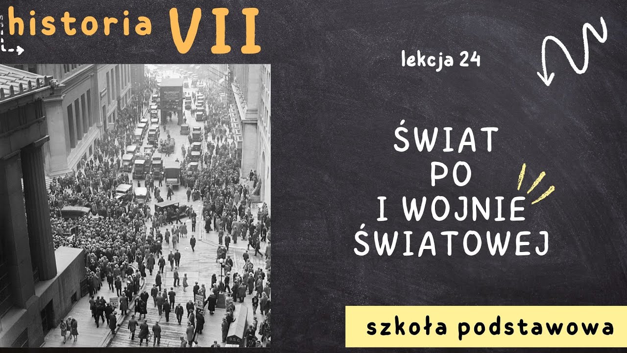 Historia 7 [Lekcja 24 - Świat po I wojnie światowej]
