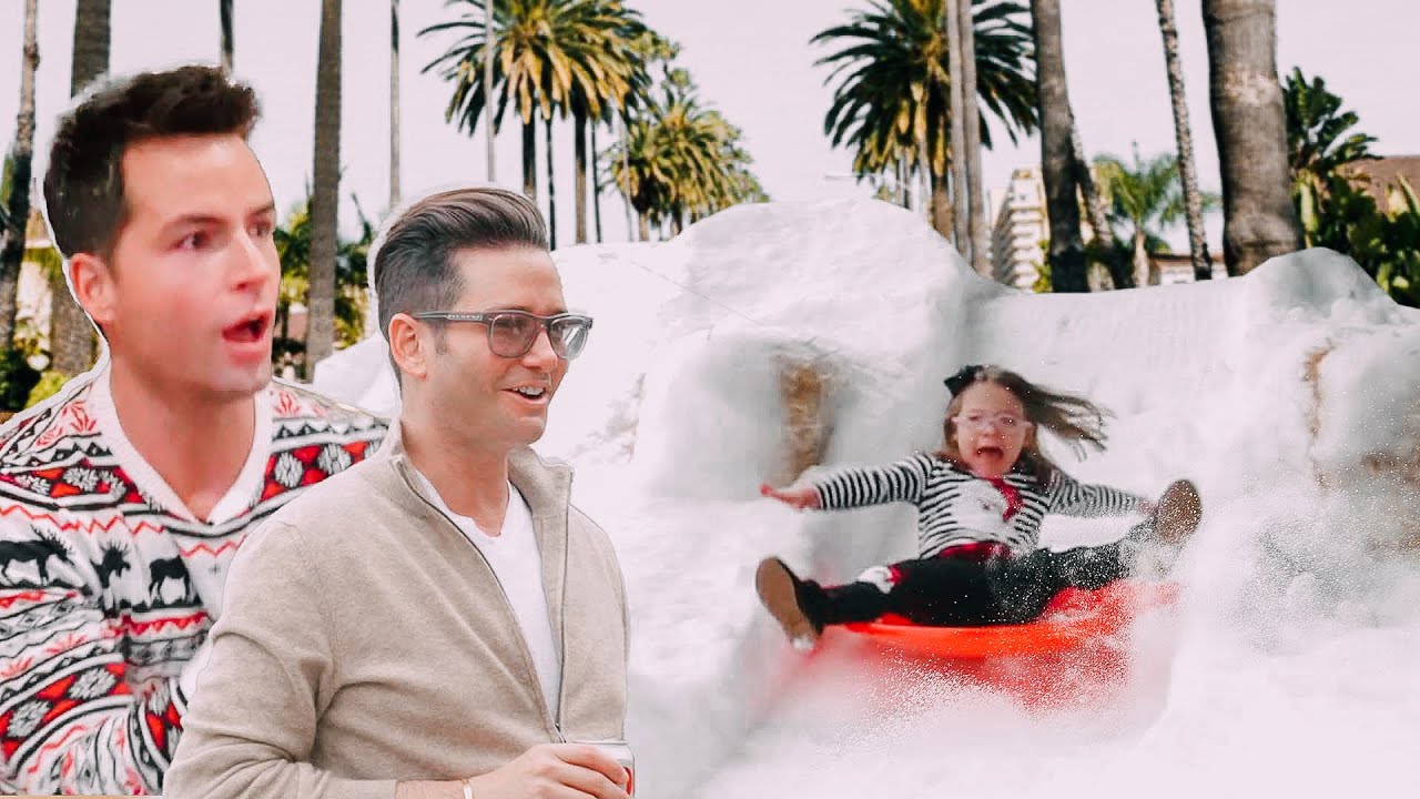 Surprising The KIDS with SNOW in Beverly Hills?! (ft. @estatemediaofficial)