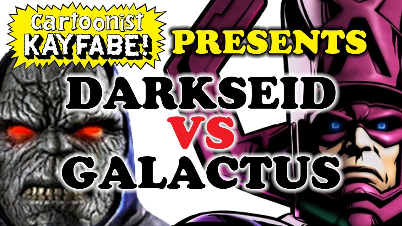 Darkseid vs Galactus, Silver Surfer vs Orion - the Jack Kirby Super Fight by John Byrne!
