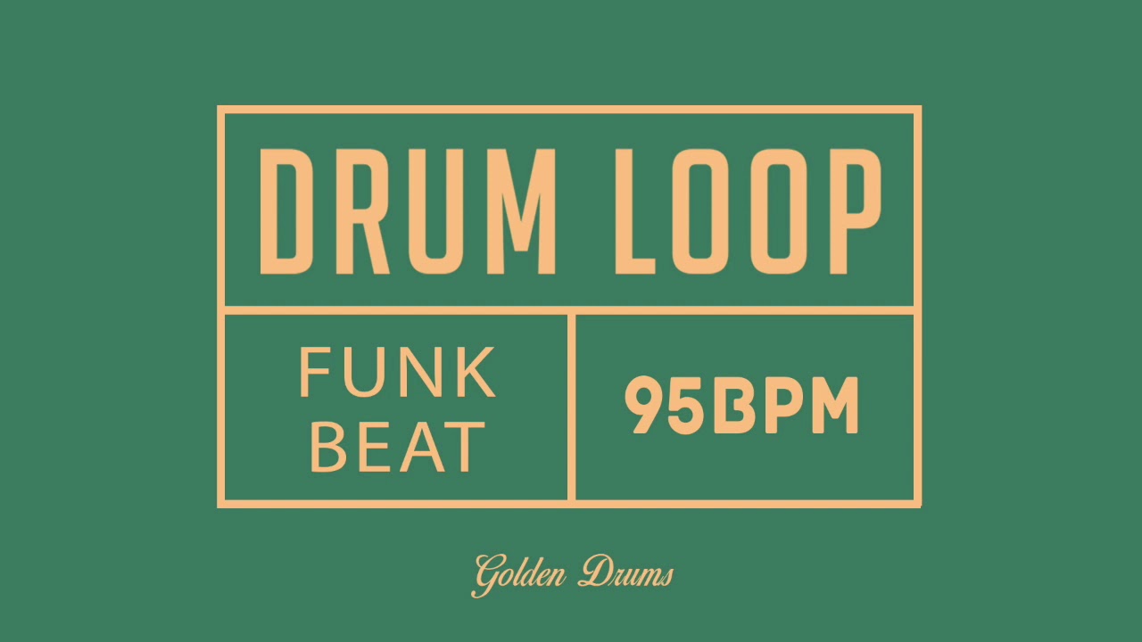 Funk Drum Loop 95 BPM