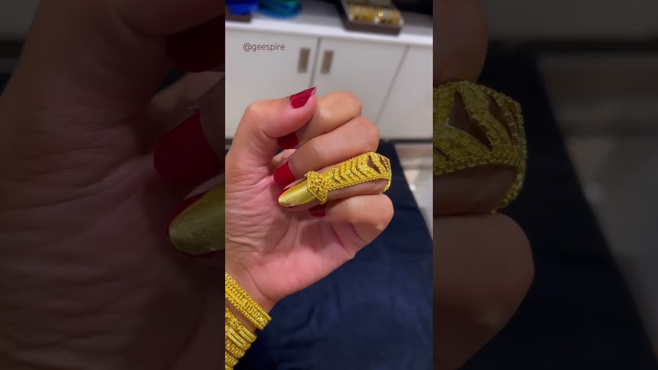 😱Can you guess the price? Of this gold nail ring?? [Bangalore blogger jewellery]