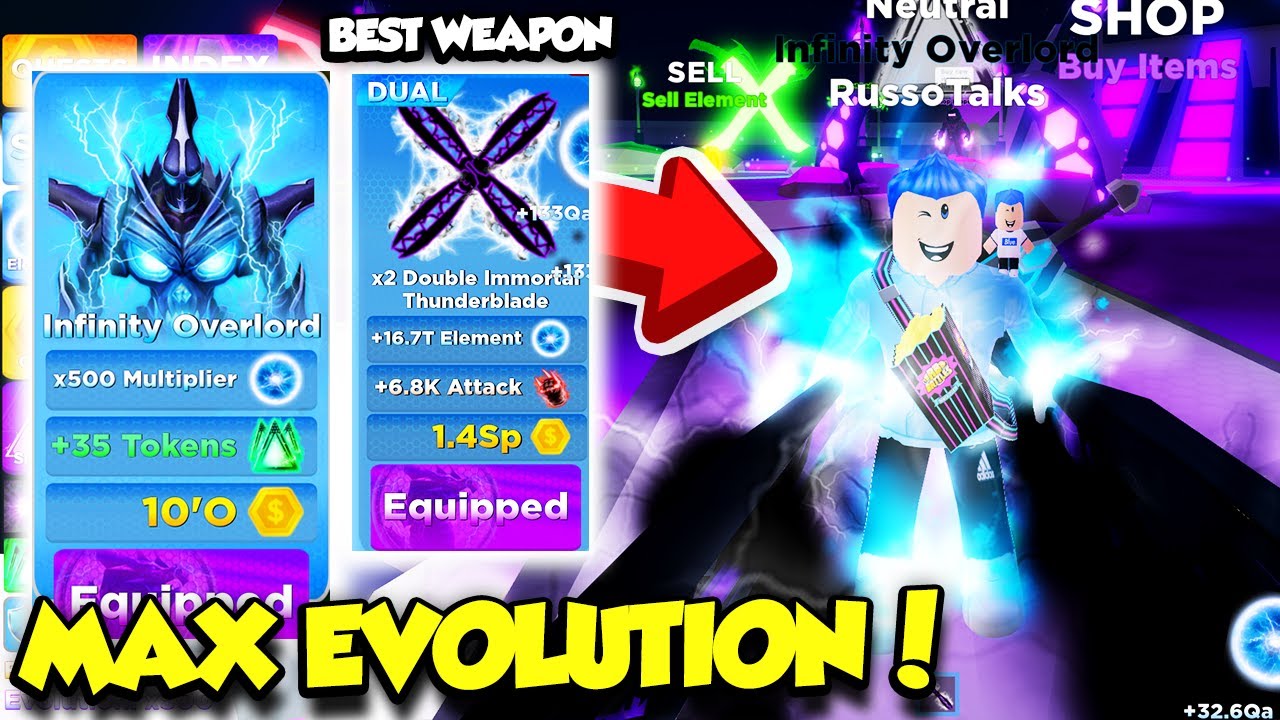 I UNLOCKED THE BEST WEAPON AND MAX EVOLUTION IN NINJA LEGENDS 2!! (Roblox)
