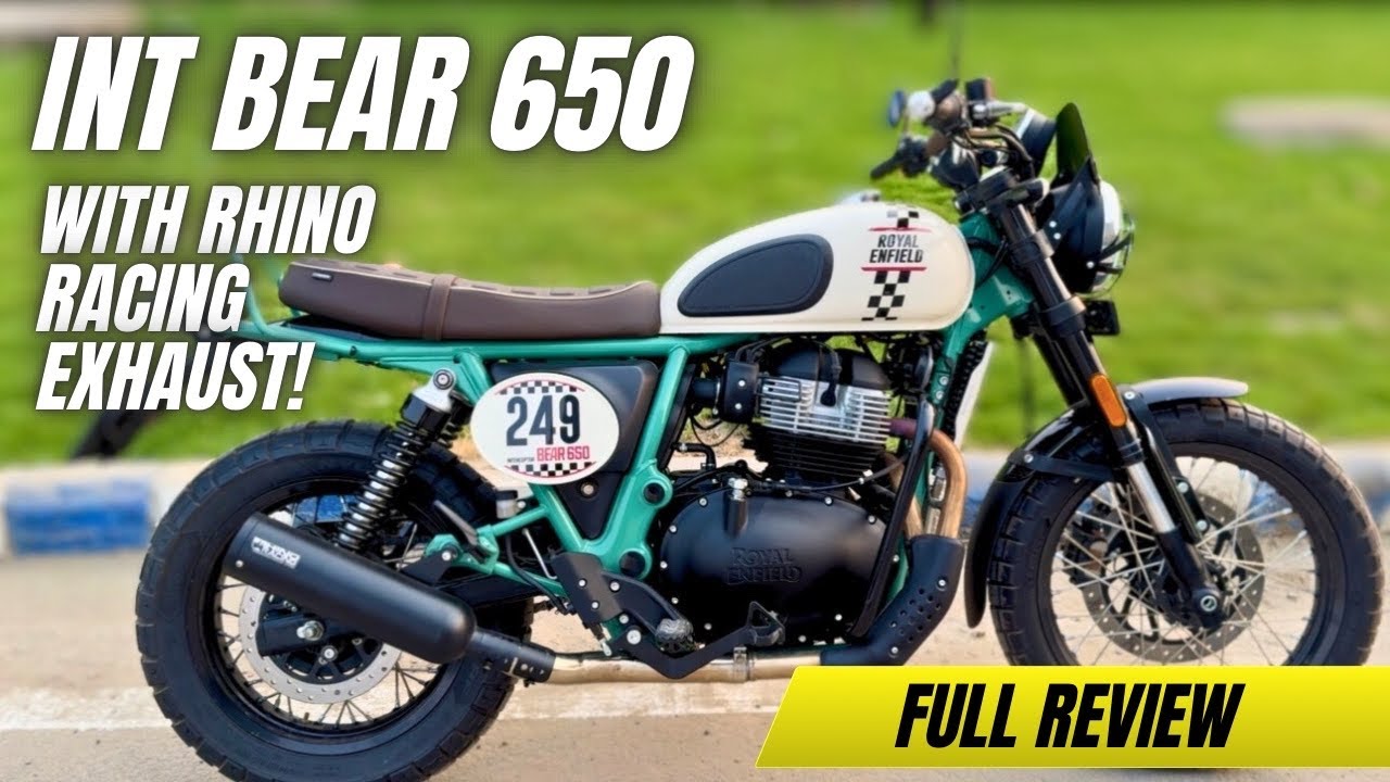 🇮🇳 1st #interceptor #bear650 (249) with Rhino Racing Exhaust | Installation Know How | Busting Myths