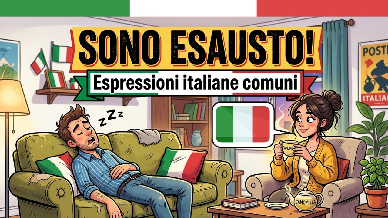 Impara l’italiano con Podcast: Lamentarsi della Stanchezza in Italiano | Italiano Quotidiano