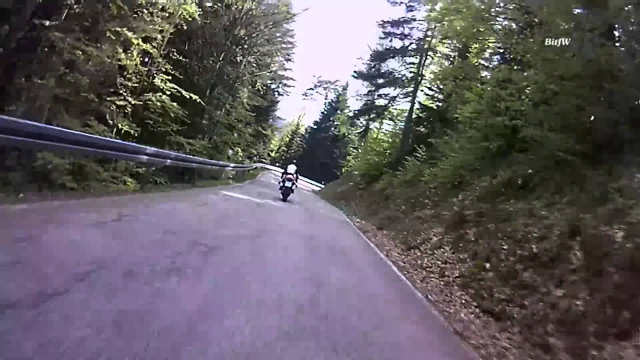 Ducati 848: Rote Lache zu zweit (Vom Gasthof Rote Lache nach Bermersbach, Forbach) Rollei Bullet HD