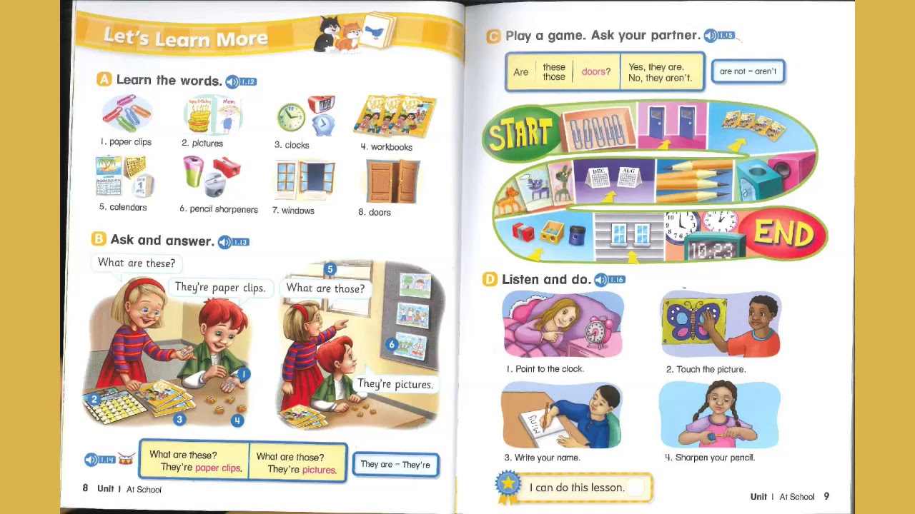 Let's Go: English Book 2 Unit 1