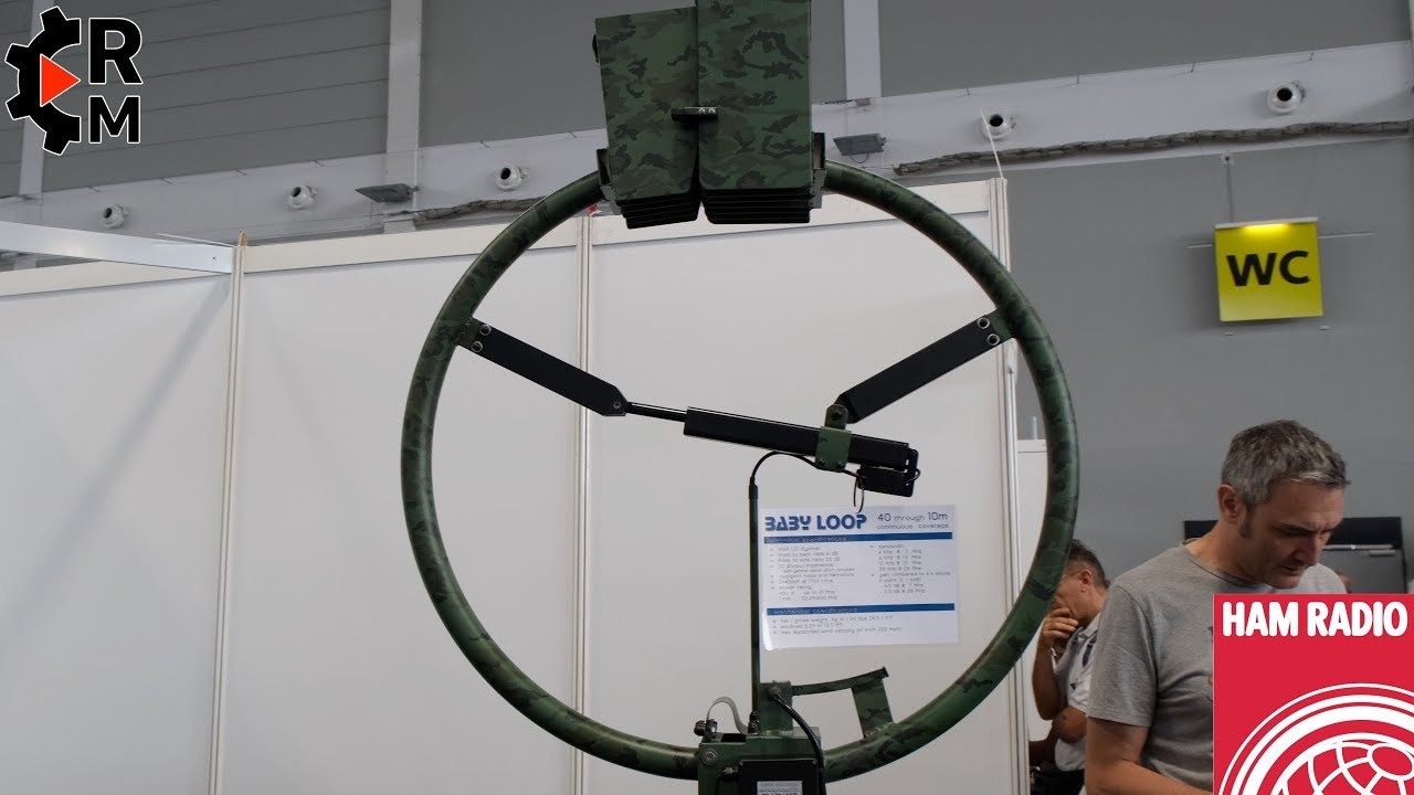 Ciro Mazzoni Loop Antennas Amateurfunk HamRadio 2019 Friedrichshafen