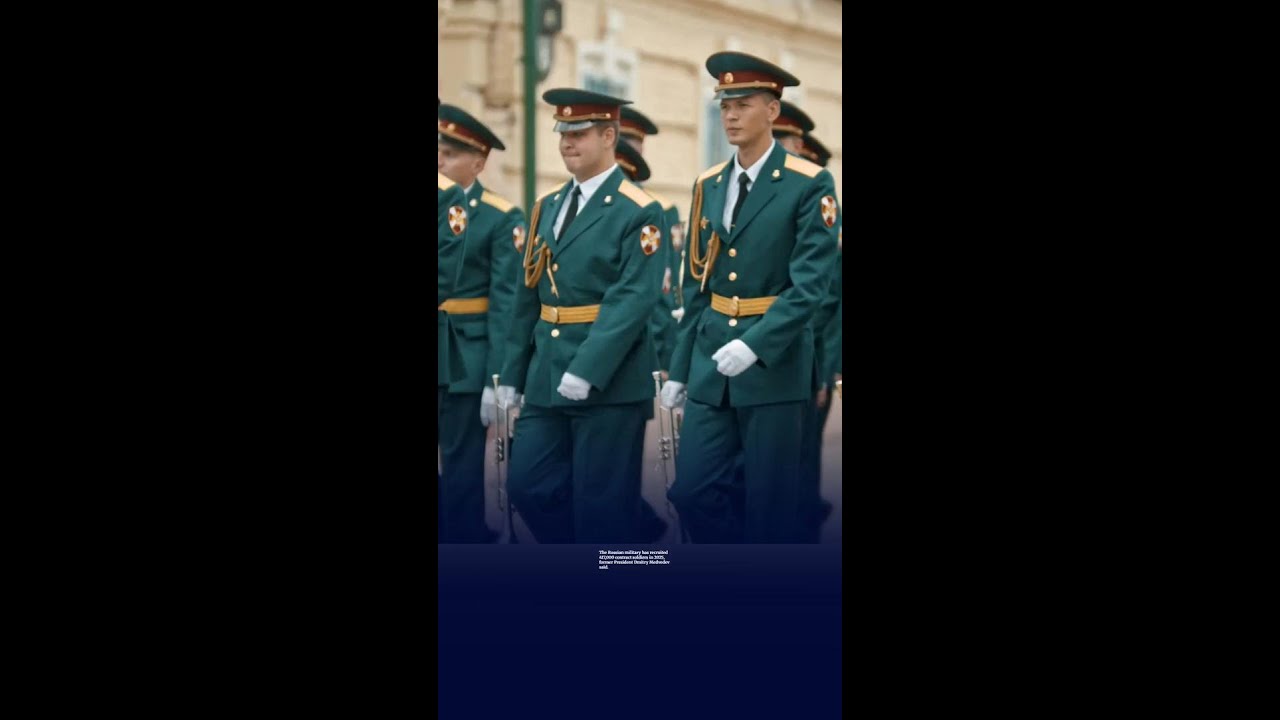 Russian Army Recruited 417K Contract Soldiers in 2025, Medvedev Claims