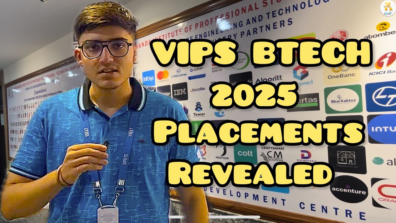 VIPS BTECH PLACEMENTS 2025 🔥 | Google aa gyi? | Highest Package Revealed!
