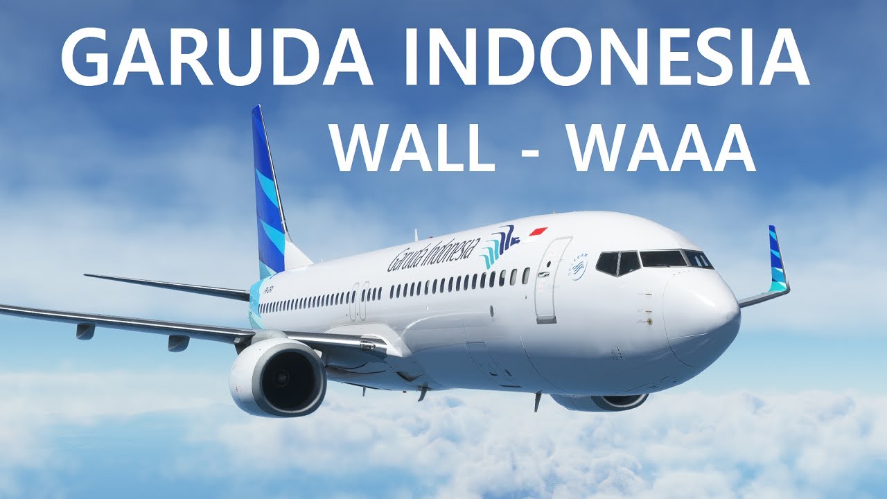 MSFS 2020 - FULL ATC - Garuda Indonesia Sultan BPN 🇮🇩 to Hasanuddin UPG 🇮🇩 - PMDG 738