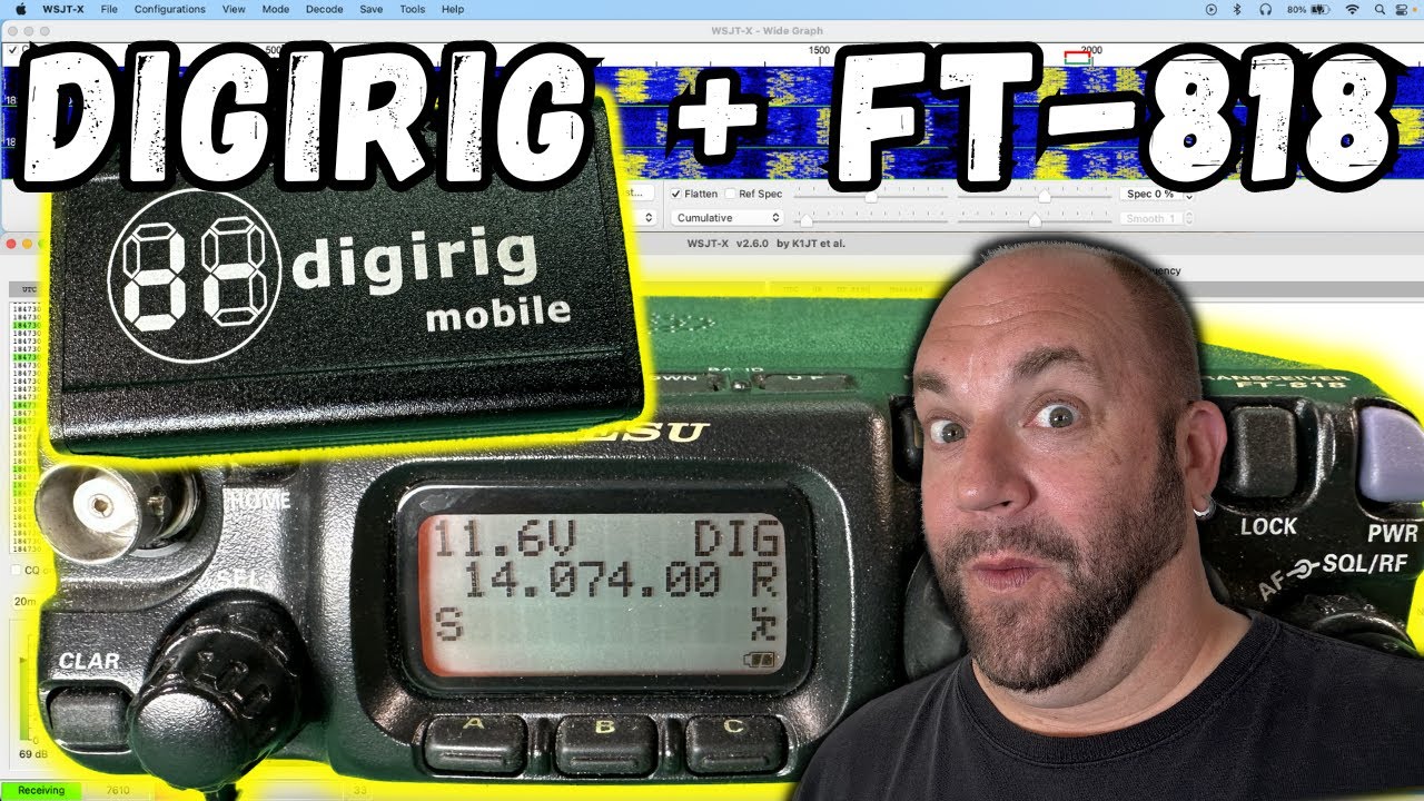 Как настроить Yaesu FT-818/FT-817 с помощью Digirig для WSJT-X