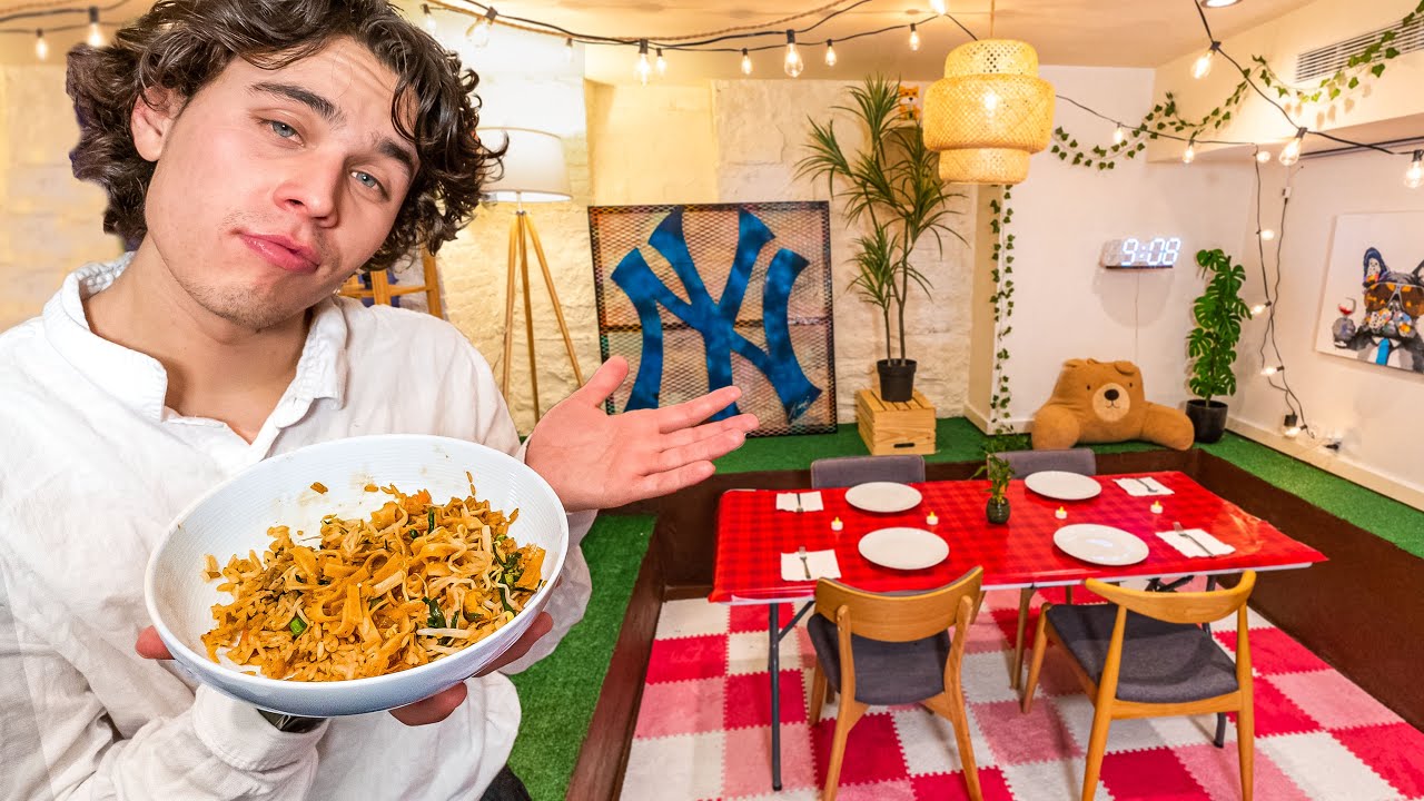 Transforming My Room Into A Restaurant