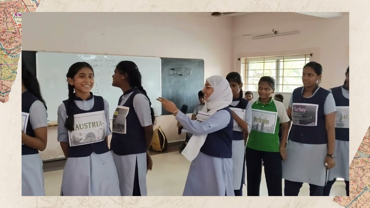 Why this Activity Visual Learning Instead of just reading, students saw history unfold in front of t