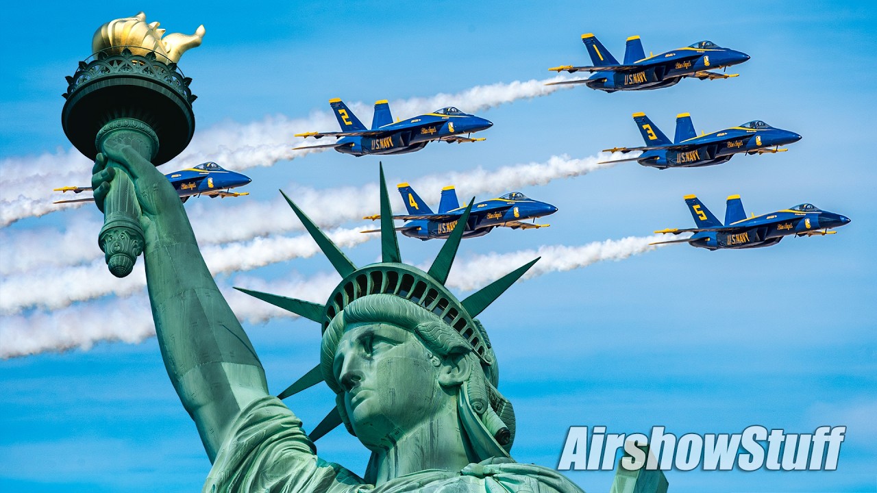 AMAZING Aerial Parade Over NYC - America 250