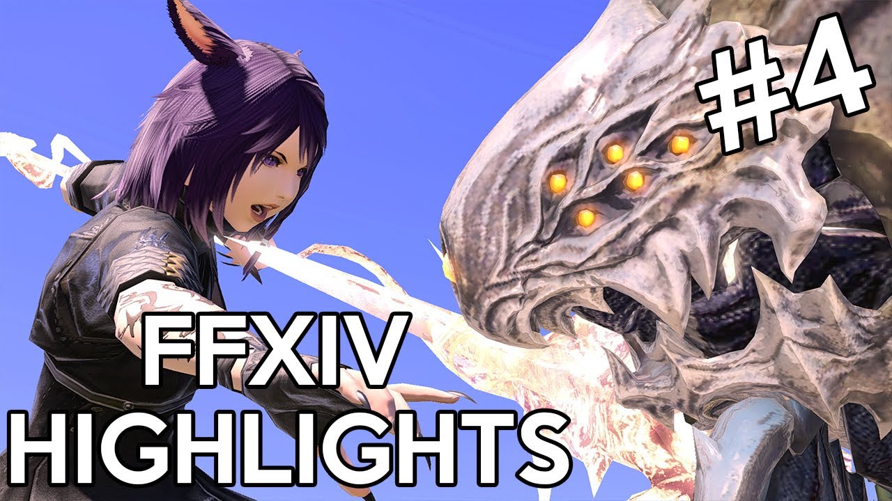 Diamond Weapon reaction and EX clear! - FFXIV Highlights #4