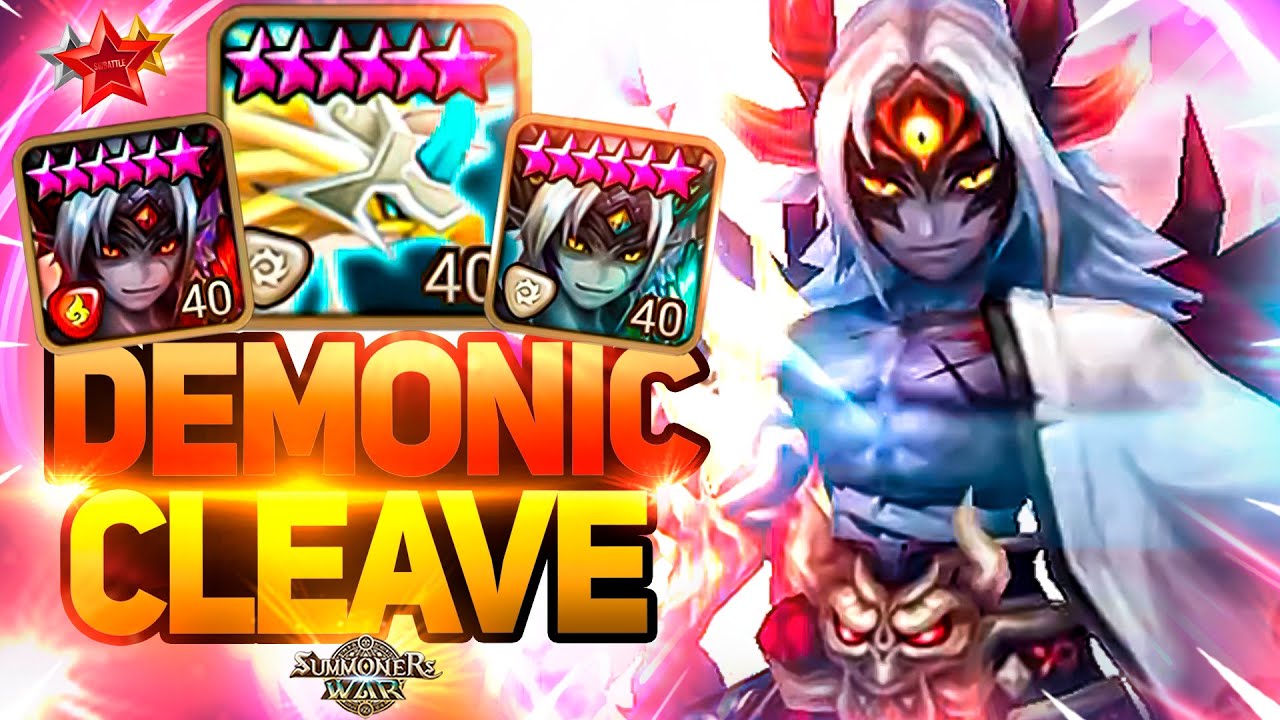 NO MERCY LD CLEAVE with ELUDIA and LUCIFER - Summoners War