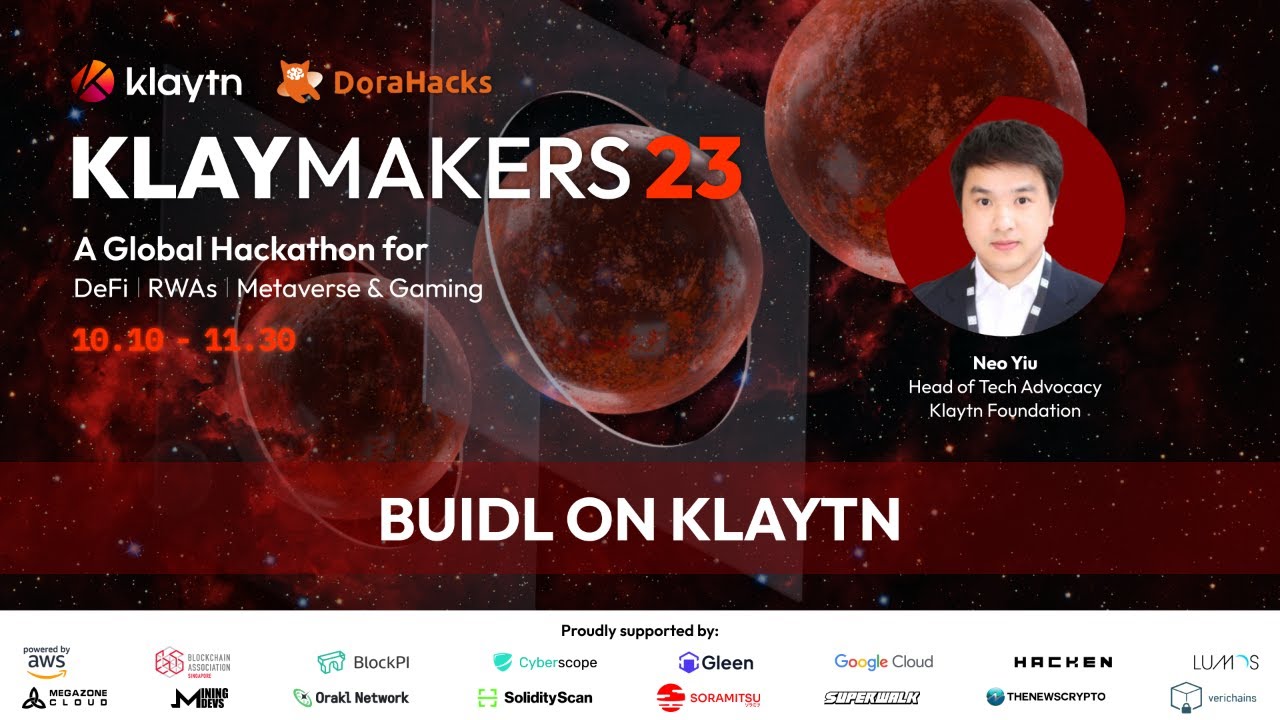 Dev Workshop: Buidl on Klaytn | Klaymakers 2023 Hackathon