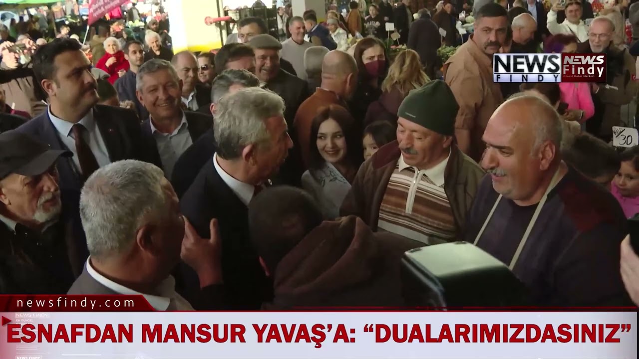 Mansur Yavaş, Esat Pazarı Yeri esnafı ziyareti gerçekleştirerek, vatandaşla bir araya geldi #gölbaşı