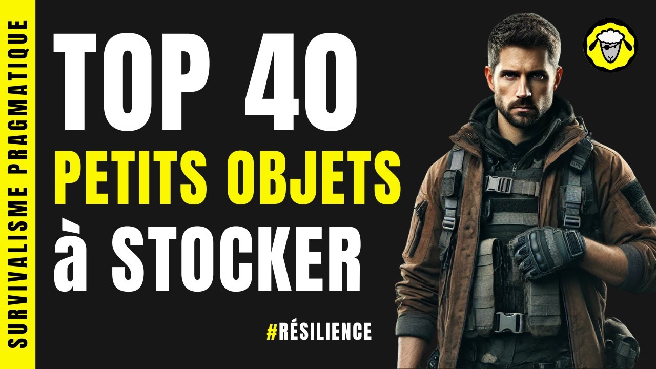 40 Petits Objets Résilients À STOCKER Maintenant pour SURMONTER les crises (survivalisme)