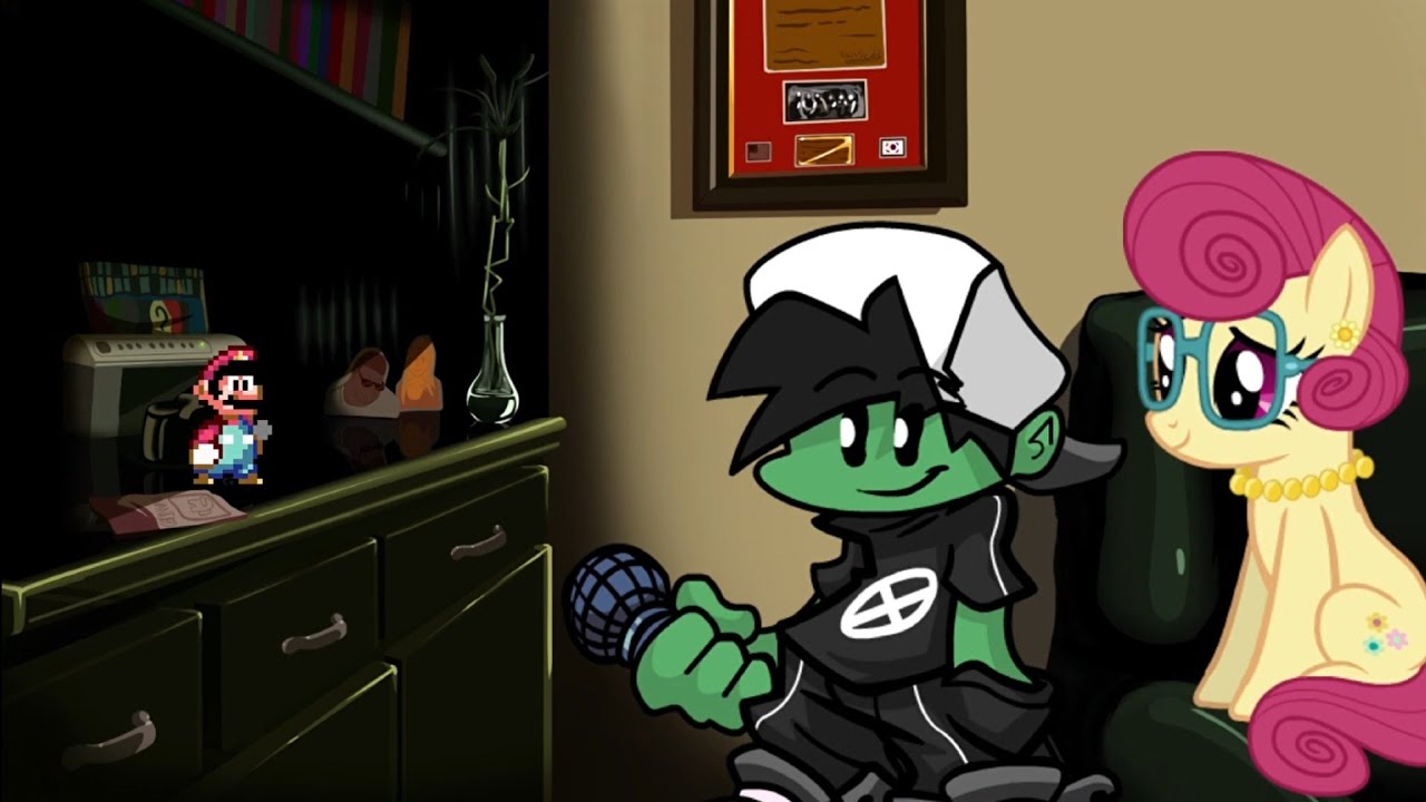 Bad Day but Anon sings it - Friday Night Funkin Mario's Madness v2