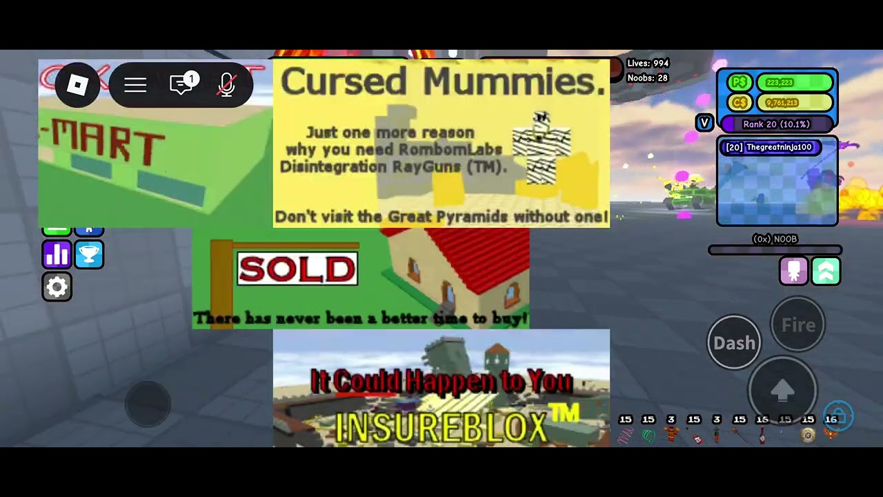 I BEAT EVERY BOSS AT ONCE IN NOOB MAYHEM! Part 1 (but too much upgrades,and custom weapons)